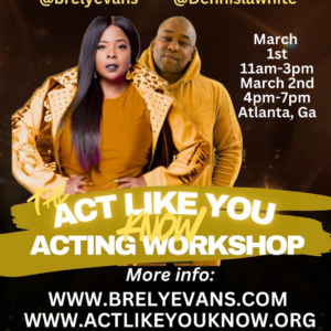 Act Like You Know Acting Workshop